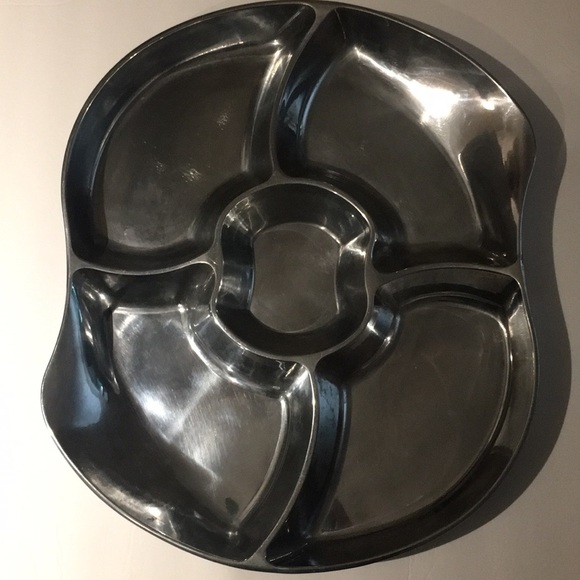 CALPHALON Reflections Metal Serveware Veggie Tray - Picture 2 of 7